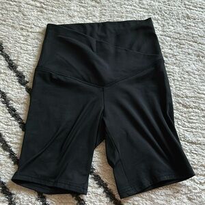 Wild Fable black biker shorts in size XS. Crossover waist band.